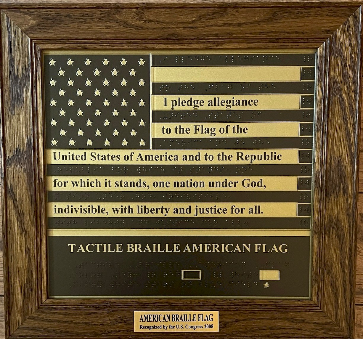 Image Bronze Like Framed